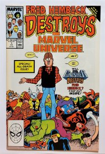 Fred Hembeck Destroys the Marvel Universe #1 (July 1989, Marvel) FN/VF