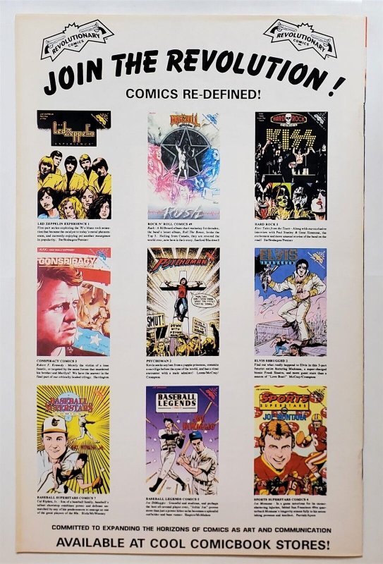 Conspiracy Comics #3 (July 1992, Revolutionary) 8.5 VF+  