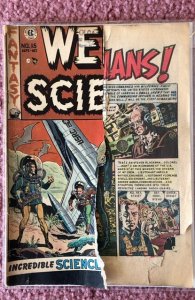 Weird Science #15 (1952)cut thru the first story,reader