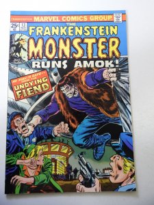 The Frankenstein Monster #13 (1974) FN/VF Condition MVS Intact