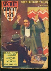 Secret Service Stories Pulp August 1928- Black Hand Tragedies G