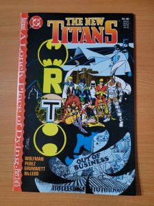 The New Titans #60 Direct Market Edition ~ NEAR MINT NM ~ 1989 DC Comics