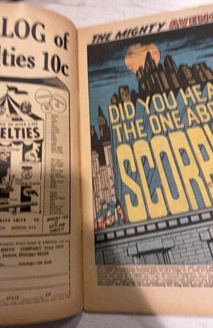 The Avengers #72 1st Scorpio did you hear that one  scorpio