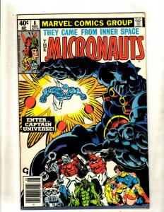 Micronauts # 8 FN/VF Marvel Comic Book Captain Universe Appearance WS9