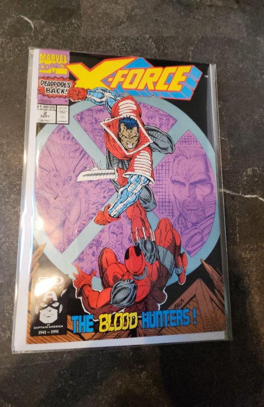 X-Force #2 (1991) 2nd appearance of Deadpool