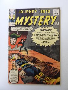 Journey into Mystery #91 (1963) VG+ condition
