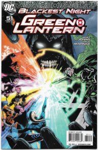 GREEN LANTERN#51 VF/NM 2010 BLACKEST NIGHT DC COMICS