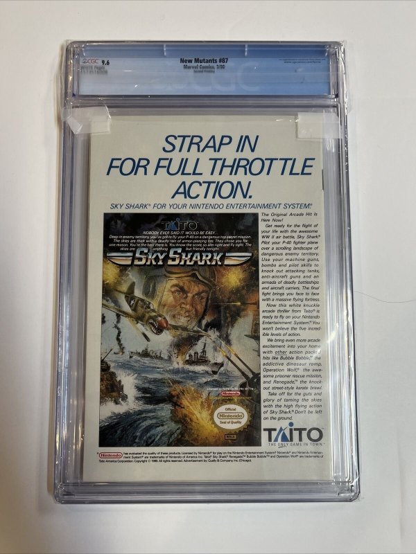 New Mutants (1990) # 87 (CGC 9.6 White Pages) - 1st App Cable | 2nd Print Gold