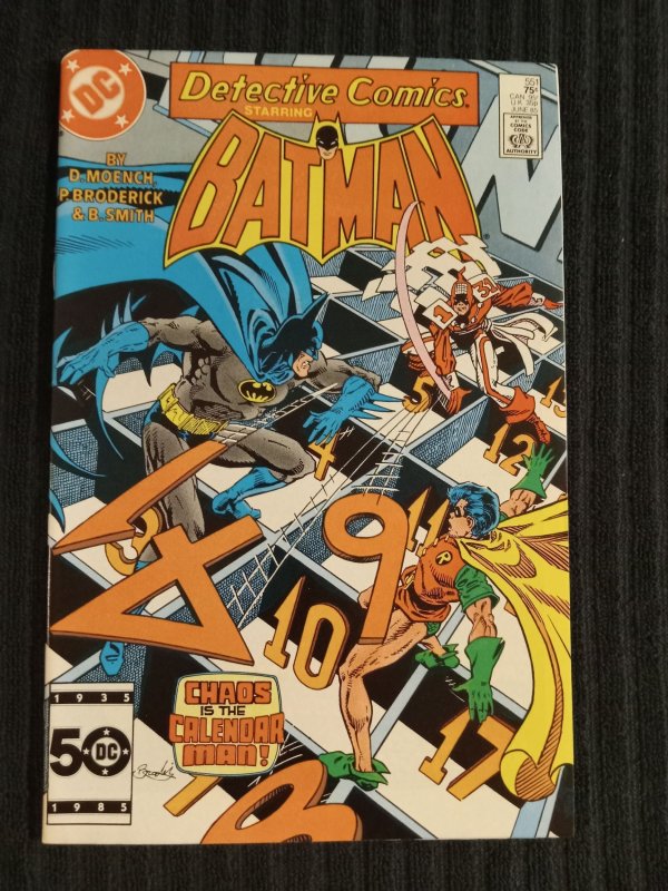 Detective Comics #551 Versus Calendar Man (1985)