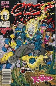 Ghost Rider (Vol. 2) #27 (Newsstand) VF ; Marvel | Jim Lee X-Men