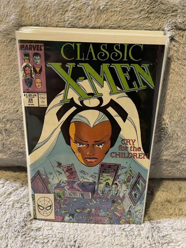 Lot Of 8 Books  CLASSIC X-MEN #28 73 84 87 89 101 102 103 Marvel Comics