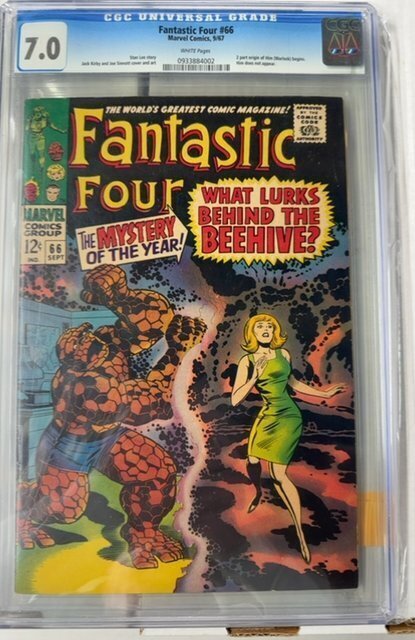 Fantastic Four #66 (1967)  CGC 7.0