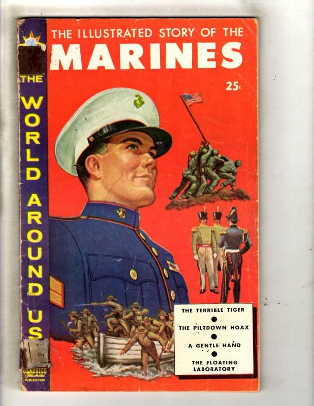 4 The World Around Us Gilberton Comics Army Marines Rockies 10 Commandments JL25