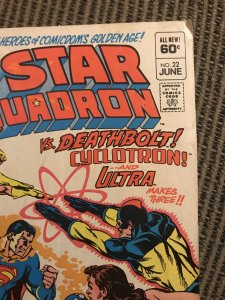 All-Star Squadron #22 : DC 6/83 VG; Roy Thomas, 2nd Deathbolt appearance