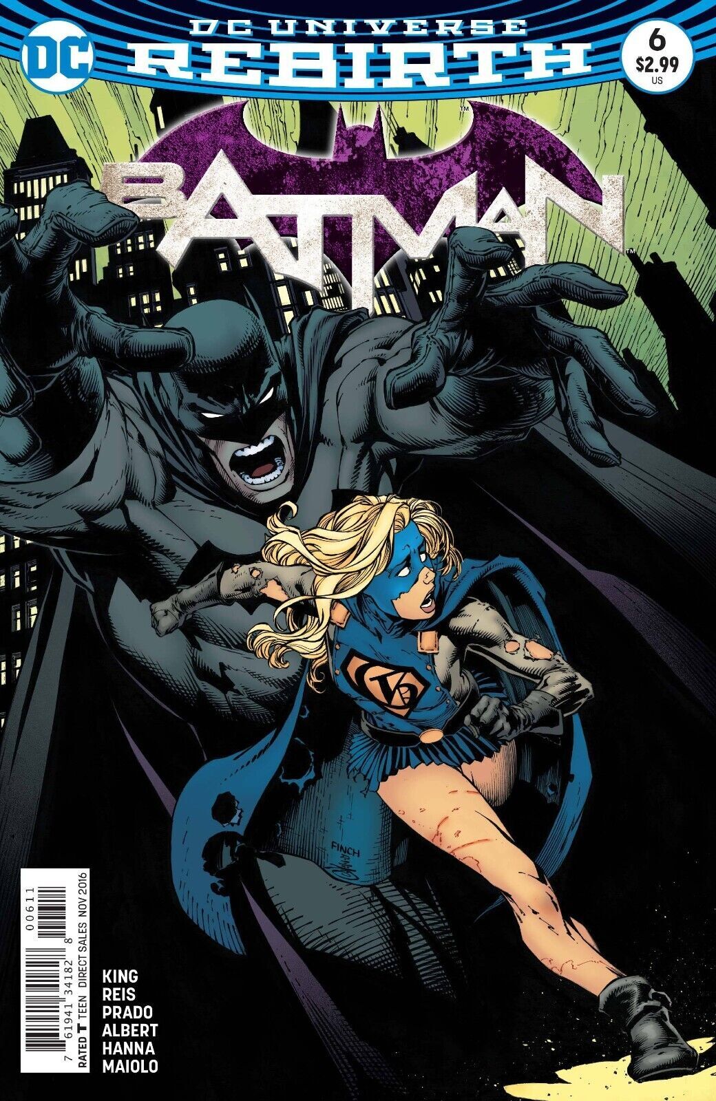 Batman #6 Comic Book 2016 - DC Rebirth | Comic Books - Modern Age, DC Comics,  Batman / HipComic