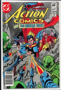 Action Comics #535 Newsstand Edition (1982) Superman