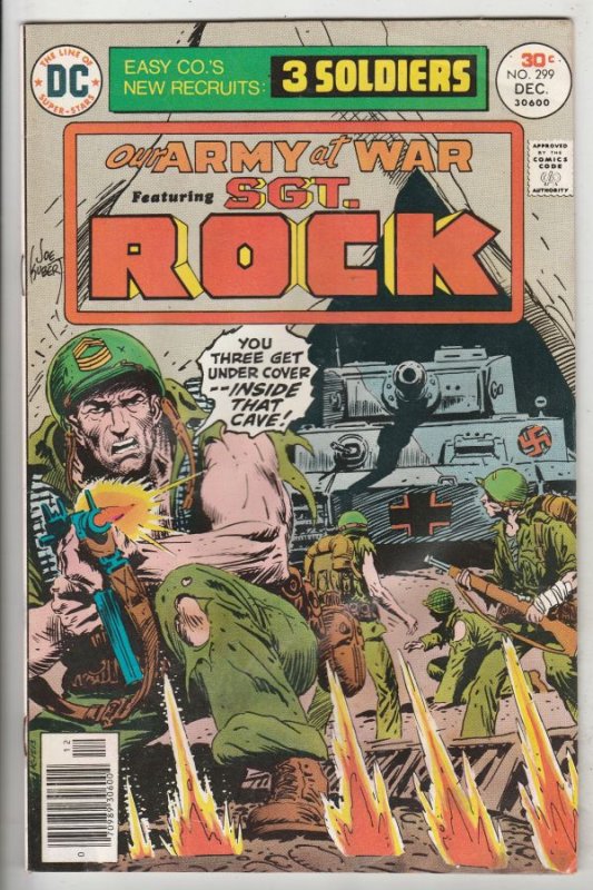 Our Army at War #299 (Dec-76) VG Affordable-Grade Easy Company, Sgt. Rock