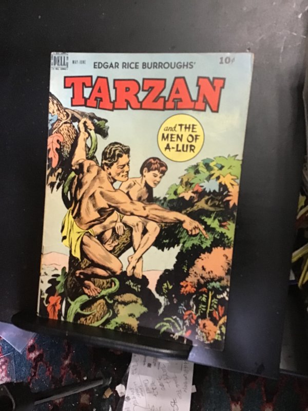 Tarzan #9 (1949) Golden age sharp painted cover! Mid grey key! FN- Oregon CERT!