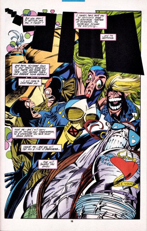 X-FACTOR #100 (1994) JAN DUURSEMA | FOIL EMBOSSED CARDSTOCK | DIRECT EDITION