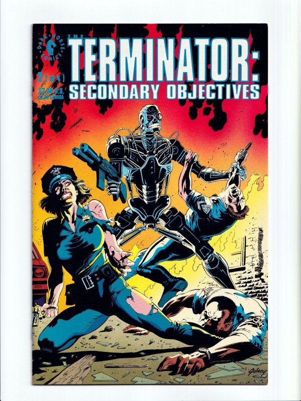 Terminator: Secondary Objectives 1 - 4 Complete Set Dark Horse Comics 1991 NM