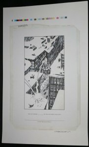 Daredevil Comic Art Splash Large Sized Print - Signed by David Mazzachelli