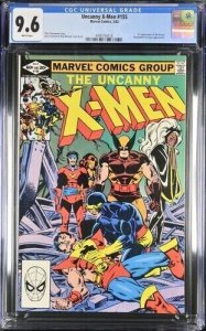 Uncanny X-Men #155 1982 Marvel Comics CGC 9.6 1st app Brood White Pages 018
