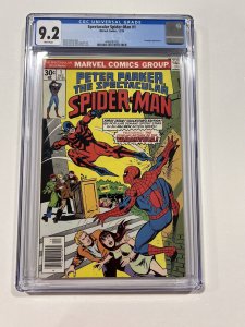 Spectacular Spider-Man 1 CGC 9.2 1976 Marvel Comics