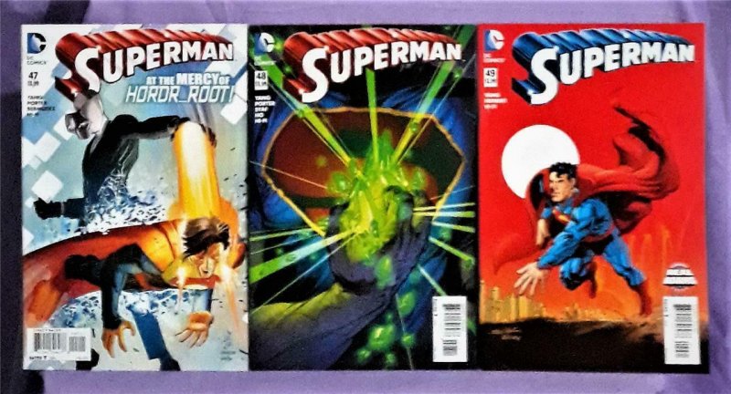 DC New 52 Geoff Johns SUPERMAN #32 - 52, Annual 3 John Romita jr (DC,  2014)! 