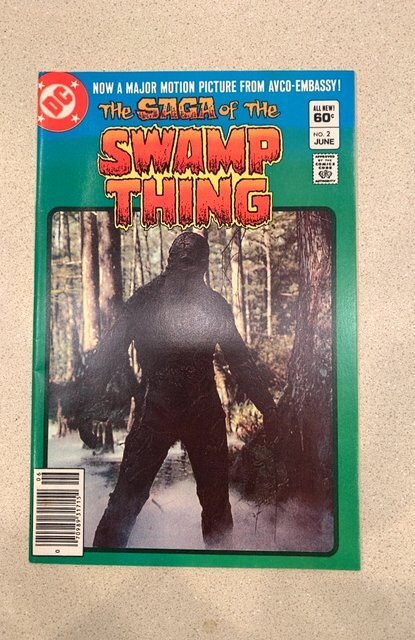 Swamp Thing #2 (1982) Martin Pasko Story Tom Yeates Art Photo Cover