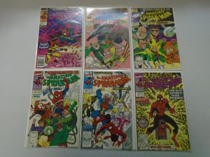 Amazing Spider-Man Comic Lot From #329-350 18 Different Average 8.0 VF (1990-91)