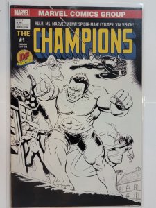 The Champions #1 DF Cassaday Variant Comic Book 2021 - Marvel w/COA