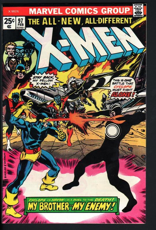 X-MEN #97-HAVOK CYCLOPS-HIGH GRADE-VF