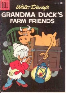 GRANDMA DUCKS FARM FRIENDS F.C. 763 VG-F 1956 COMICS BOOK