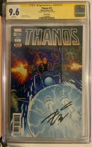 Thanos #13 3rd Print 1st Cosmic Ghost Rider Cover CGC 9.6 signed Cates  