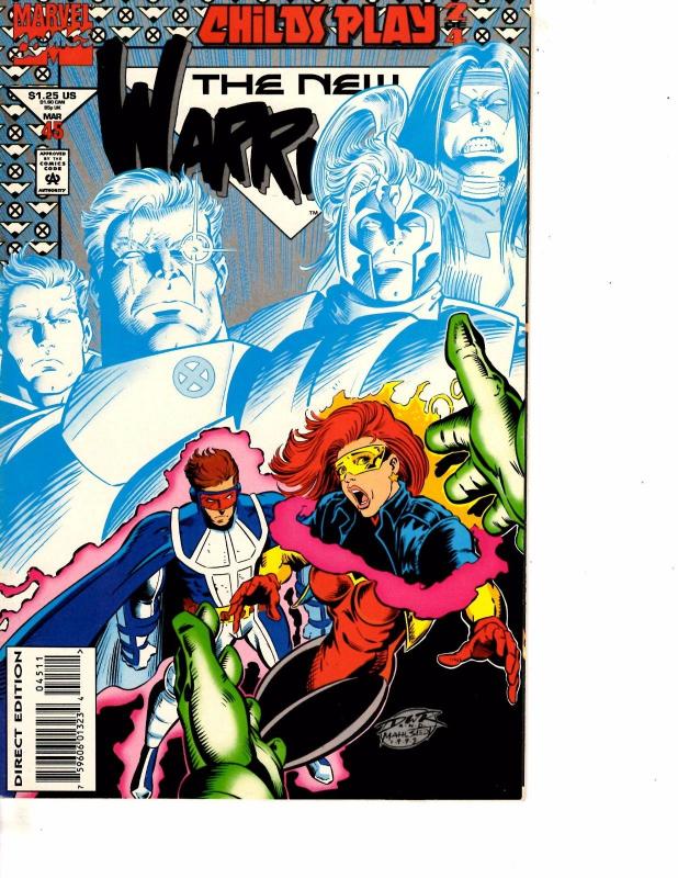 Lot Of 3 Comic Books Marvel New Warriors #57 and #40 and #45     ON10