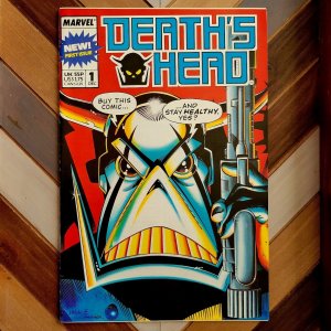 DEATH'S HEAD #1 VF/NM 9.0 (Marvel UK 1988) 1st solo series, Premiere issue!
