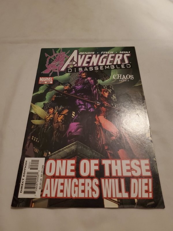 Avengers 502 Near Mint- Cover by David Finch