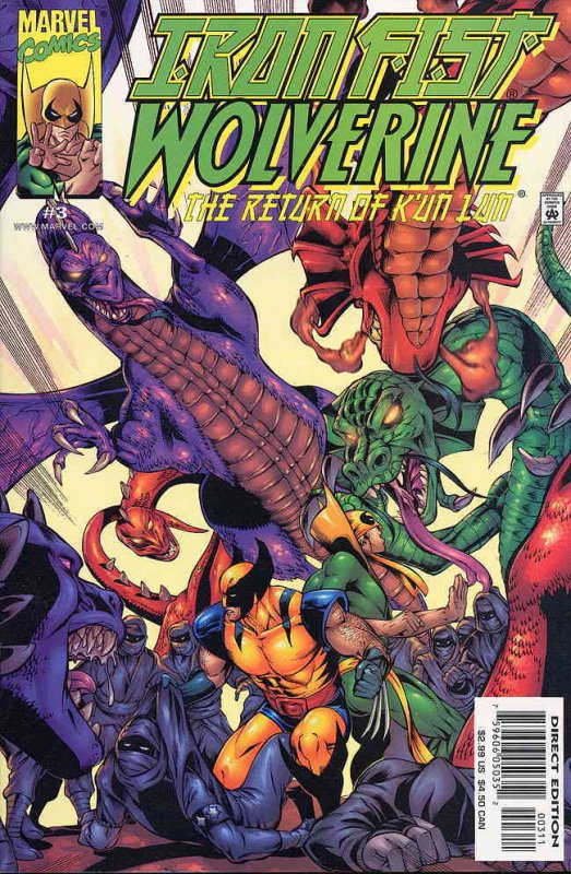 Iron Fist: Wolverine #3 FN ; Marvel