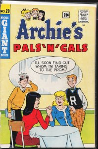 Archie's Pals 'N' Gals #20 (1962) Archie