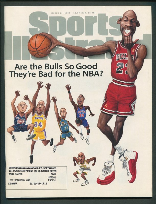 Sports Illustrated / March 1997 / Michael Jordan / 9.4 NM | Comic