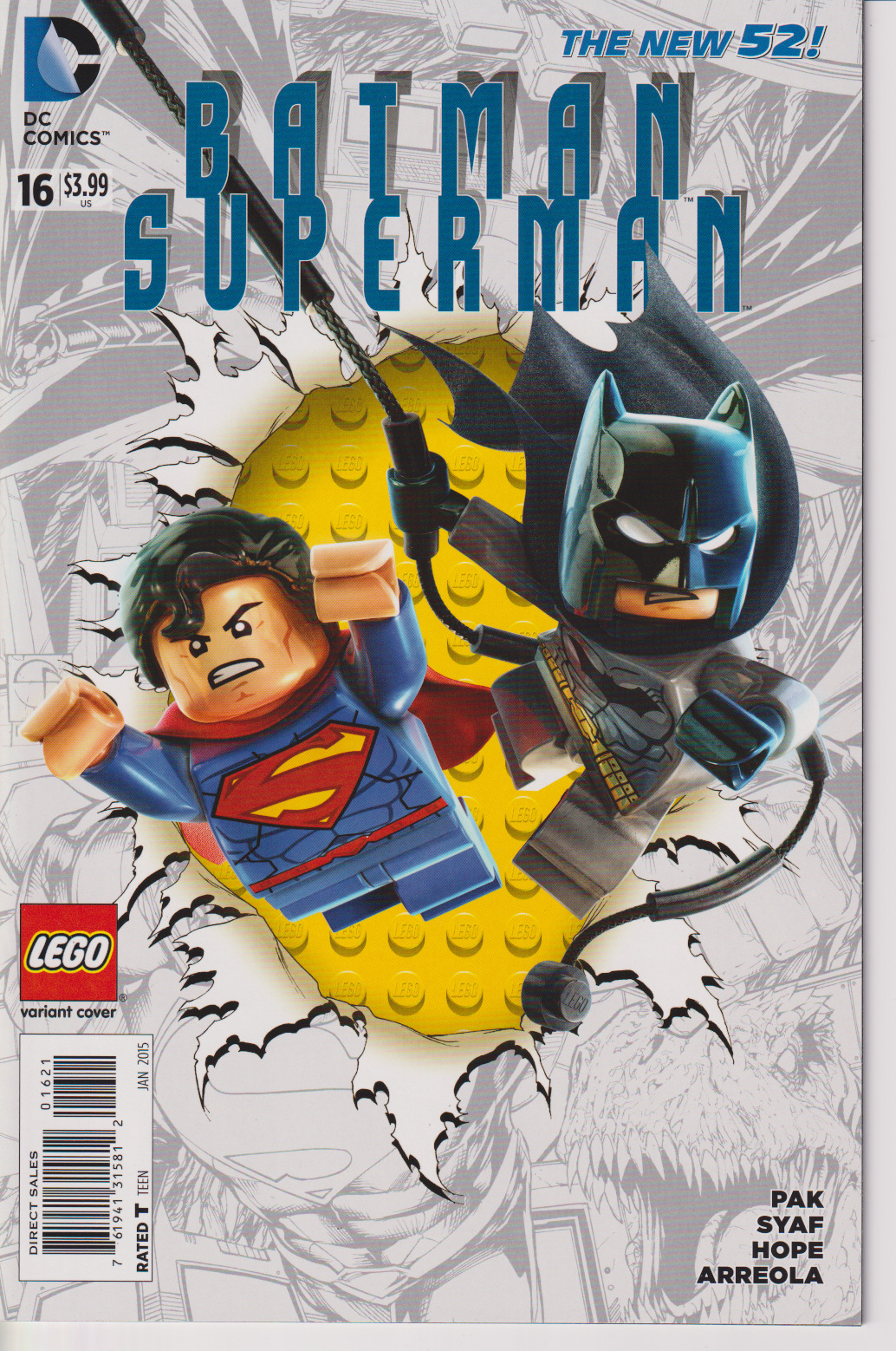 Buurt punch groot DC Comics! Batman/Superman! Issue #16! The New 52! Lego Variant Cover! |  International - Comic Books, DC Comics / HipComic