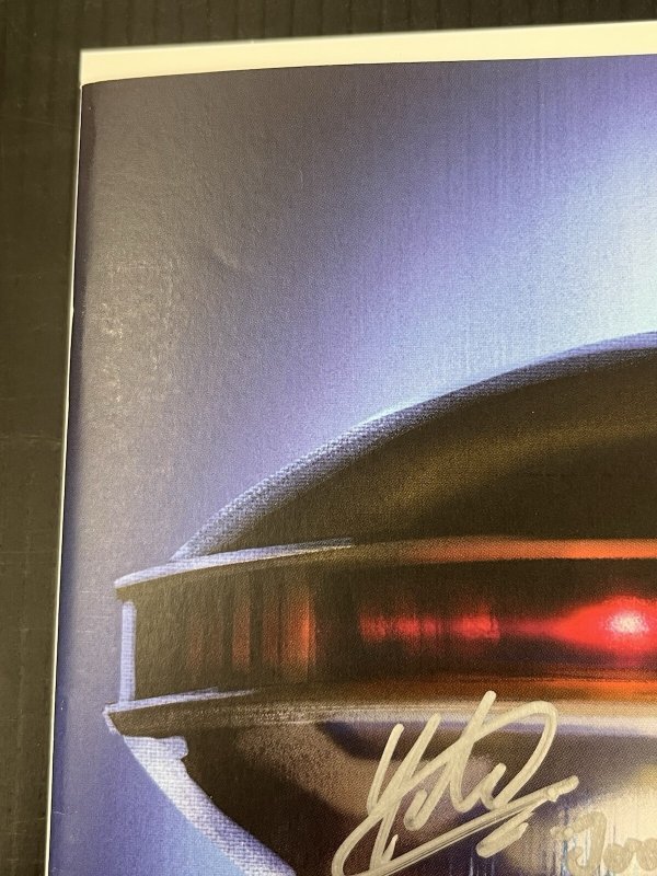 Go Go Power Rangers #8 Wonder Con Hyperforce Var VF- 2018 8x Autographed SIGNED