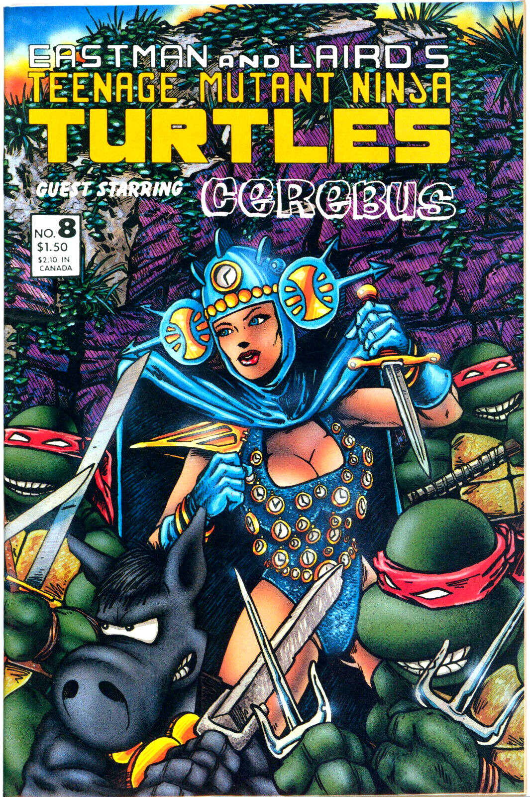 Couverture Vintage Teenage Mutant Ninja Turtles – Twin, 1988, Mirage
