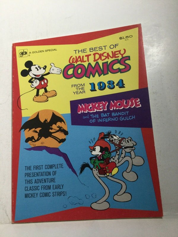 The Best Of Walt Disney Comics From The Year 1934 Vf Very Fine 8.0