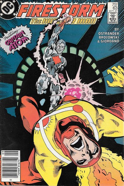 Fury of Firestorm, The #63 (Newsstand) FN ; DC | John Ostrander Captain Atom