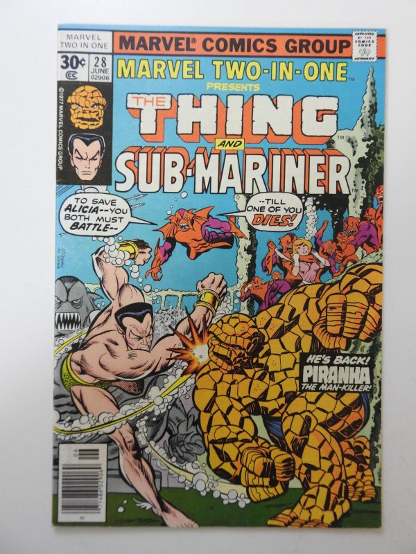 Marvel Two-in-One #28 (1977) VF- Condition!