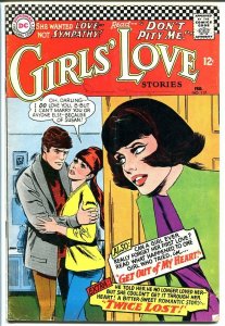 GIRLS' LOVE STORIES #117-DC ROMANCE-GREAT COVER VG/FN