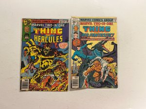 3 Marvel Two In One Marvel Comics Books #36 39 44 12 JW11