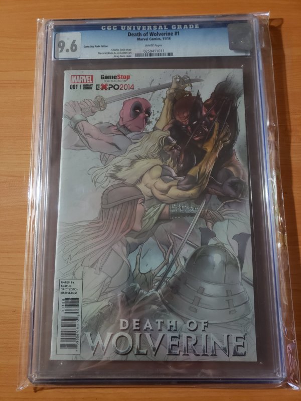 Death of Wolverine #1 Fade Variant CGC Graded 9.6