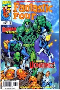 Fantastic Four(vol.2)# 9,10,12,13,14,15 Iron Man! Spidey!Kraven The Hunter!Ronan